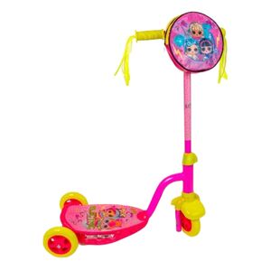 L.O.L. Surprise Kids 3-Wheel Folding Scooter with Lights Yellow and Pink L.O.L. Surprise Kids 3-Wheel Folding Scooter with Lights Yellow and Pink